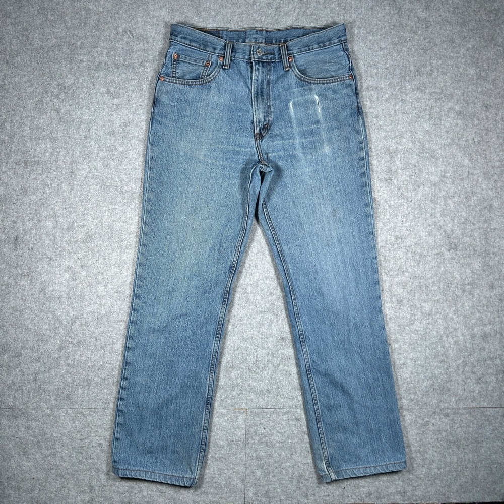 Levi's 516 Denim Jeans Mens 34x34 Blue Straight Leg Classic‎ Casual Workwear